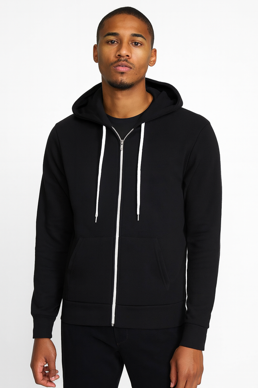 Sponge Fleece Full-Zip Hoodie Sweatshirt