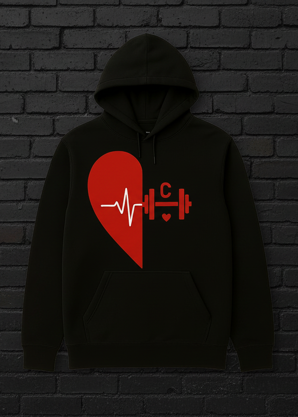 ECG Barbell Hoodie